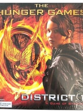 Hunger Games District 12 Strategy Board Game NECA 2012 New Sealed Movie Edition